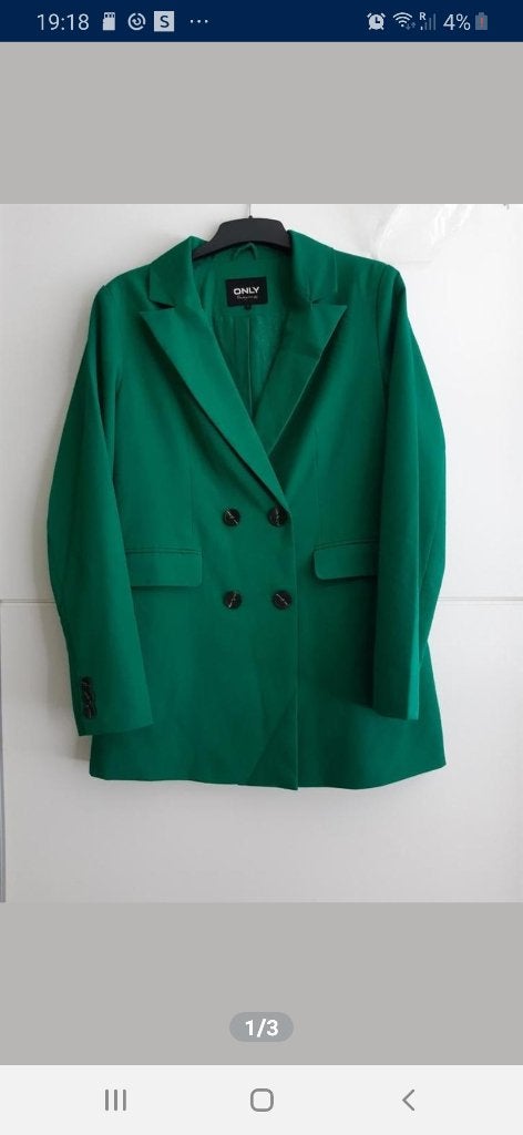Groene Blazer maat M, Maat 38/40 (M), Only, Ophalen of Verzenden, Zo goed als nieuw