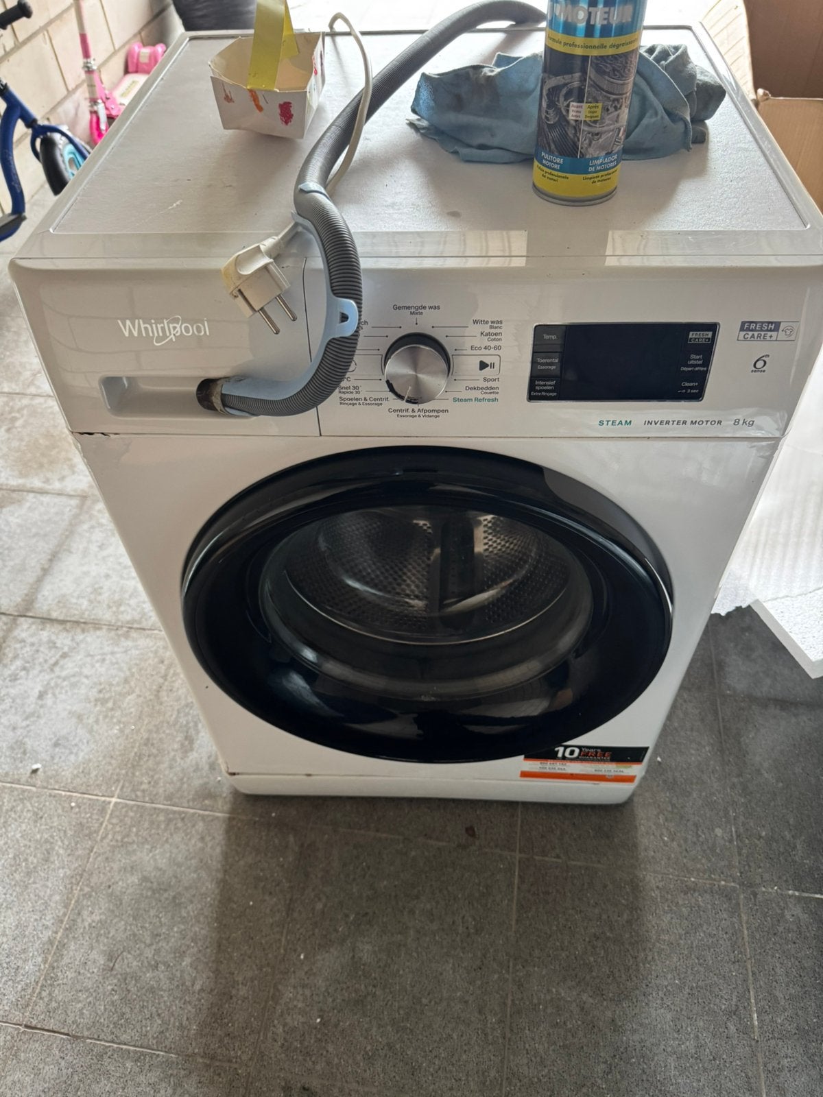 Werkt goed 8kg Whir pool, Ophalen, Zo goed als nieuw