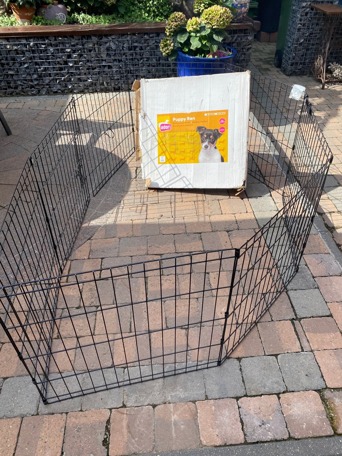 Puppyren nieuwstaat 61x61cm zwart, Dieren en Toebehoren, Ophalen, Nieuw