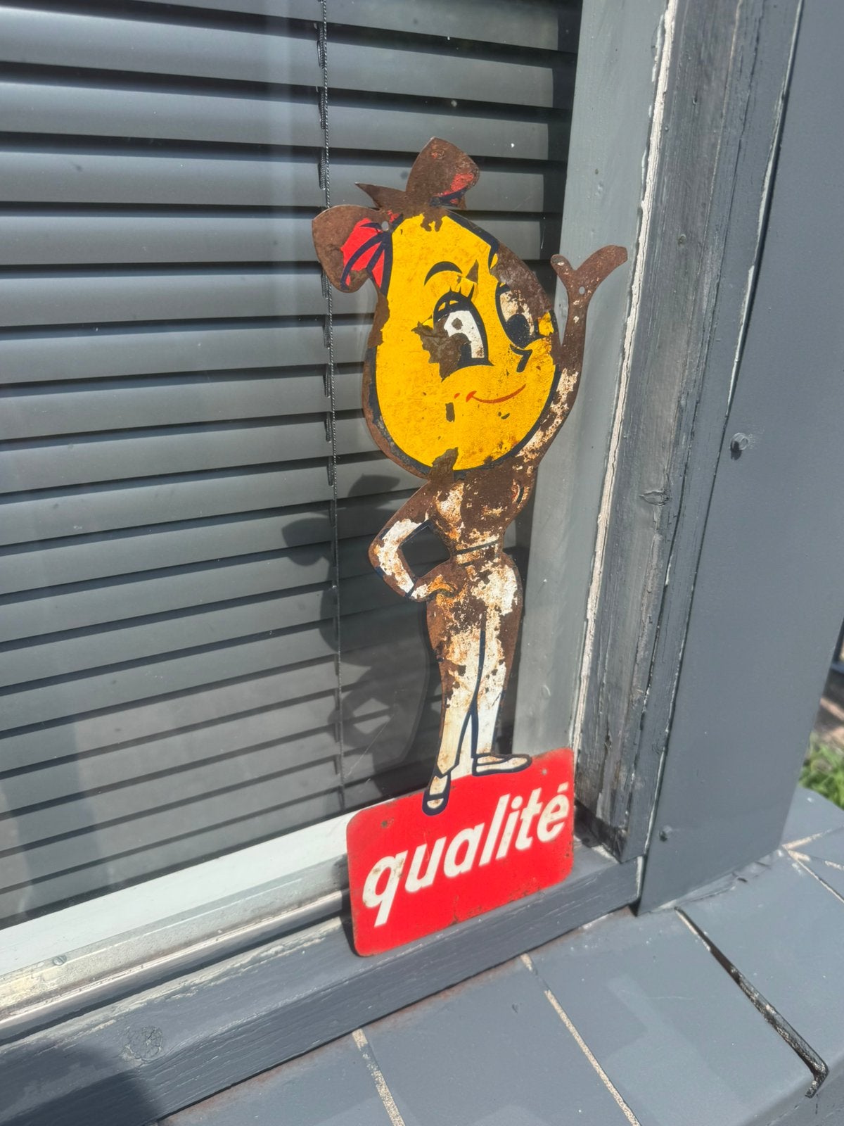 Ancienne publicité d'Esso, Pin Up !, Enlèvement, Utilisé, Panneau publicitaire