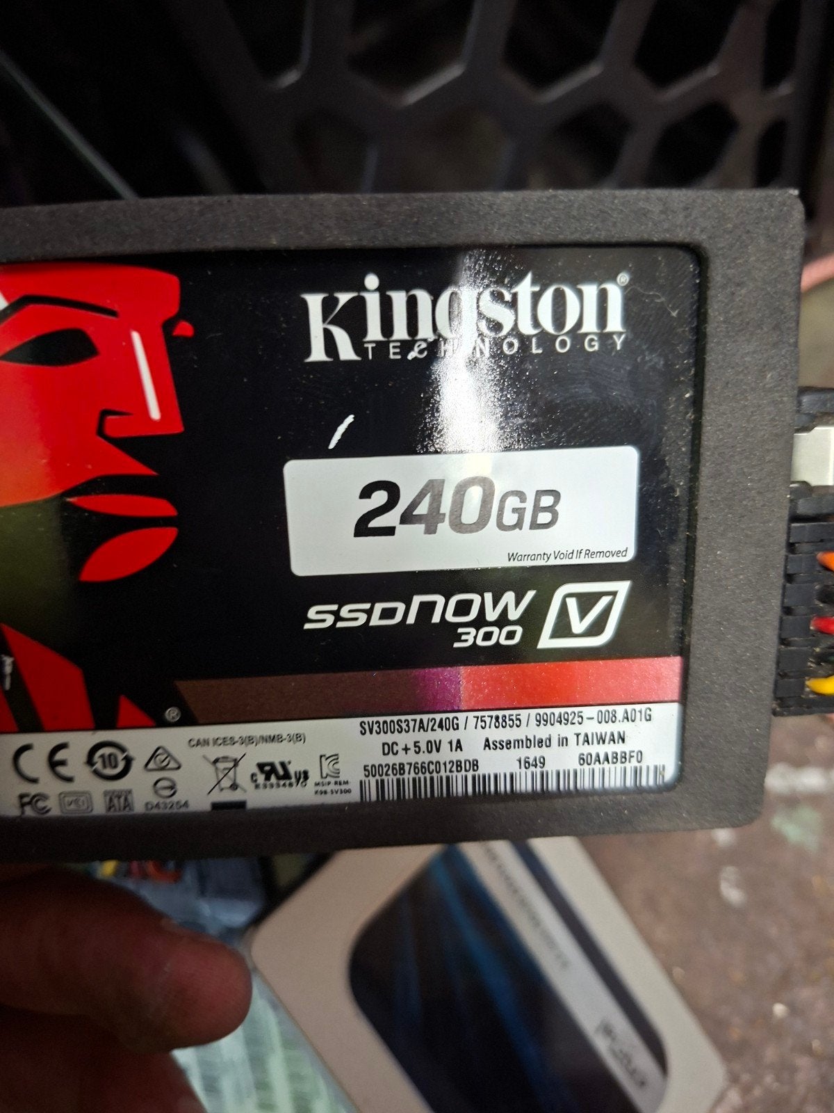 SSD Kingston SSDNow V300 240 Go - État de santé 98%, Computers en Software, Intern, Gebruikt, Kingston, Ophalen of Verzenden