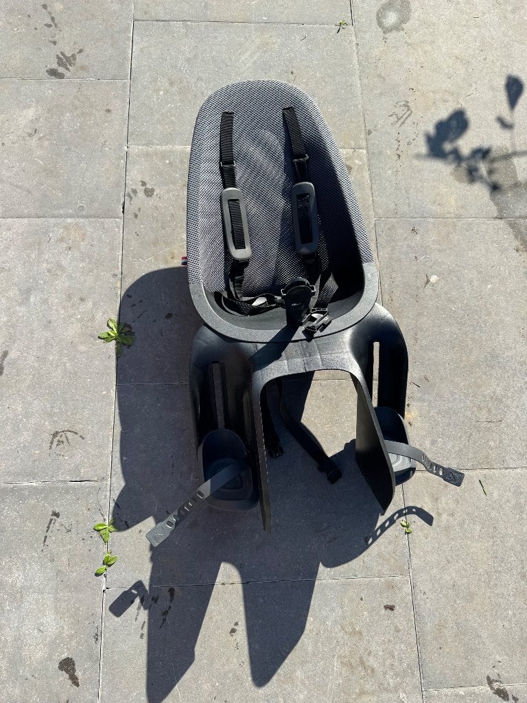 Fietsstoeltje Qibbel Air - bagagedrager, Fietsen en Brommers, Ophalen, Achterzitje, Qibbel, Gebruikt