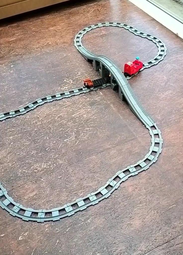 SET DUPLO TREIN + ALLERLEI ONDERDELEN, Gebruikt, Lego, Accessoire, Ophalen of Verzenden