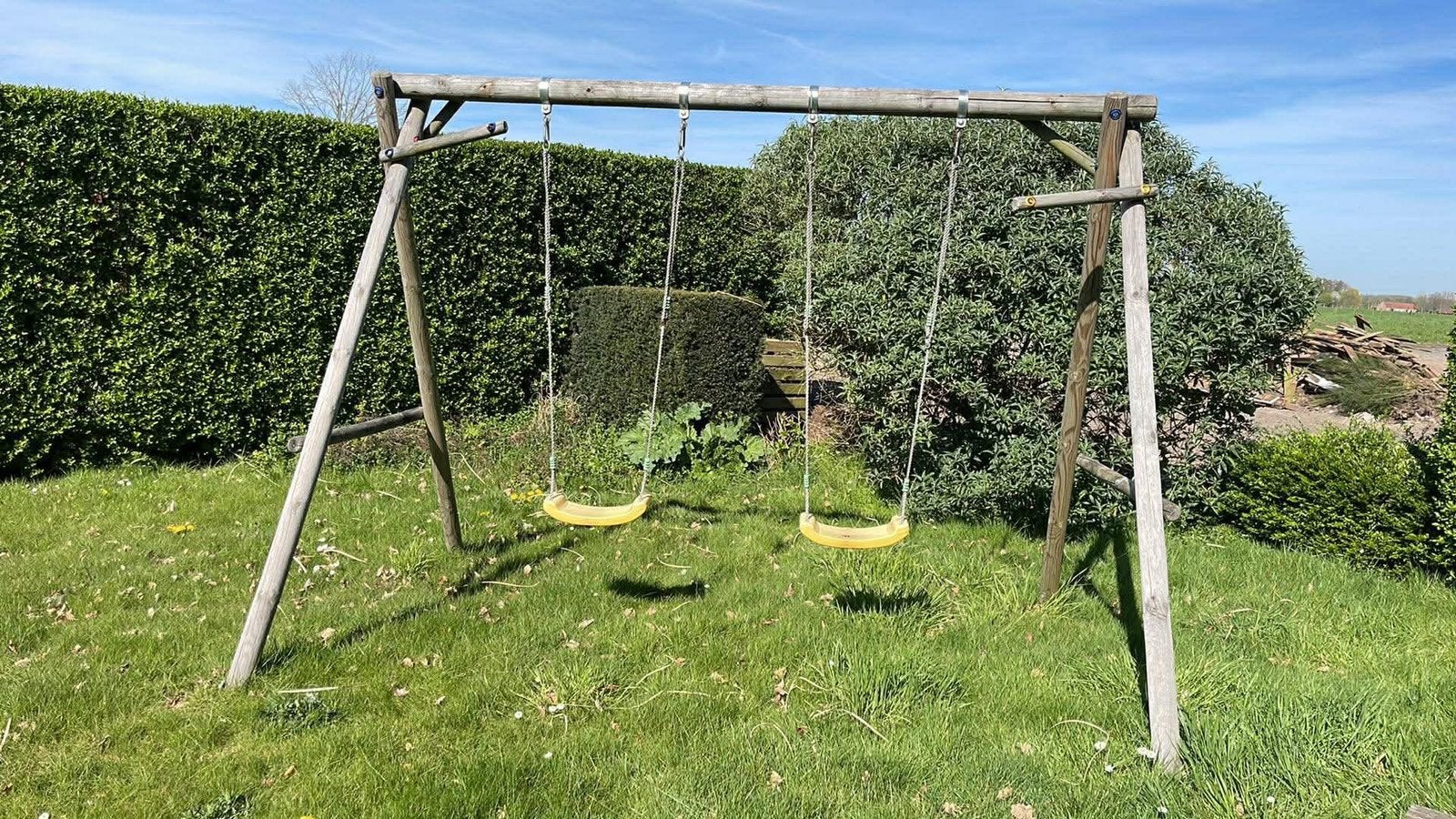 Schommen en trampoline, Ophalen, Gebruikt, Schommel
