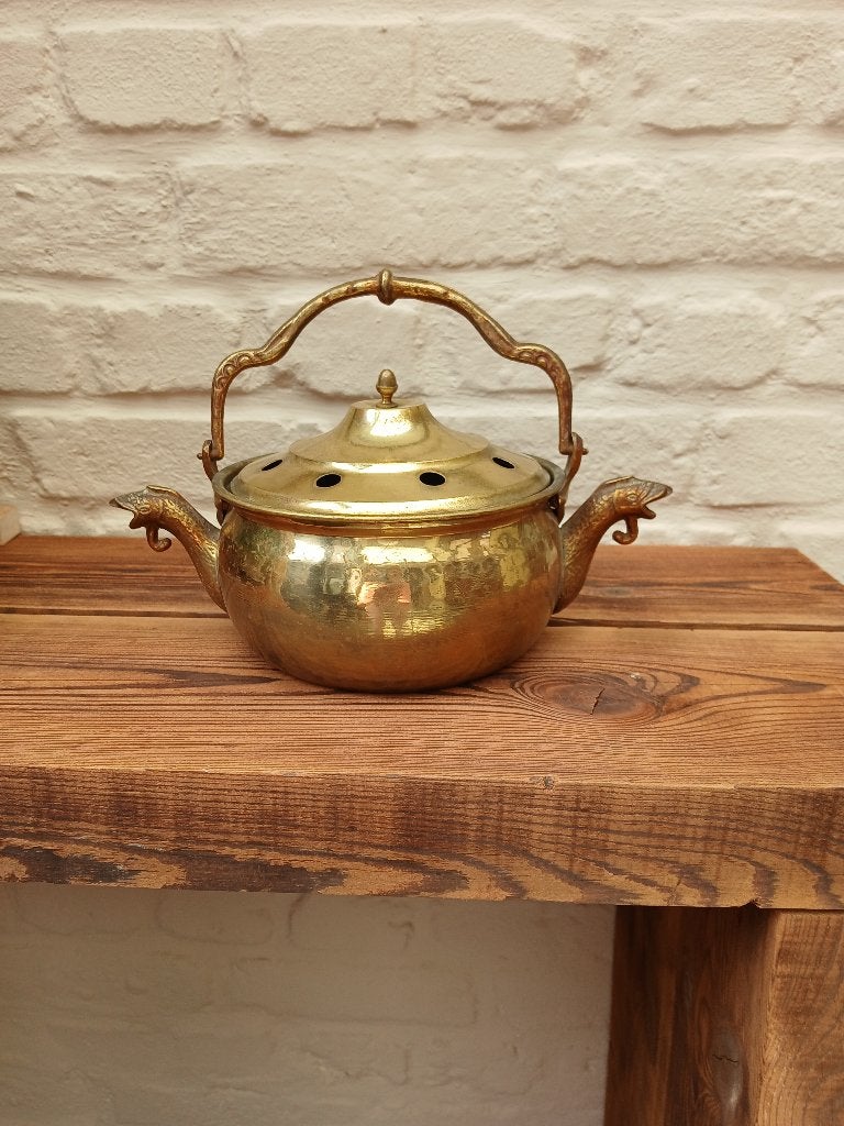 Koper kannetje met deksel, Antiek en Kunst, Ophalen of Verzenden, Koper