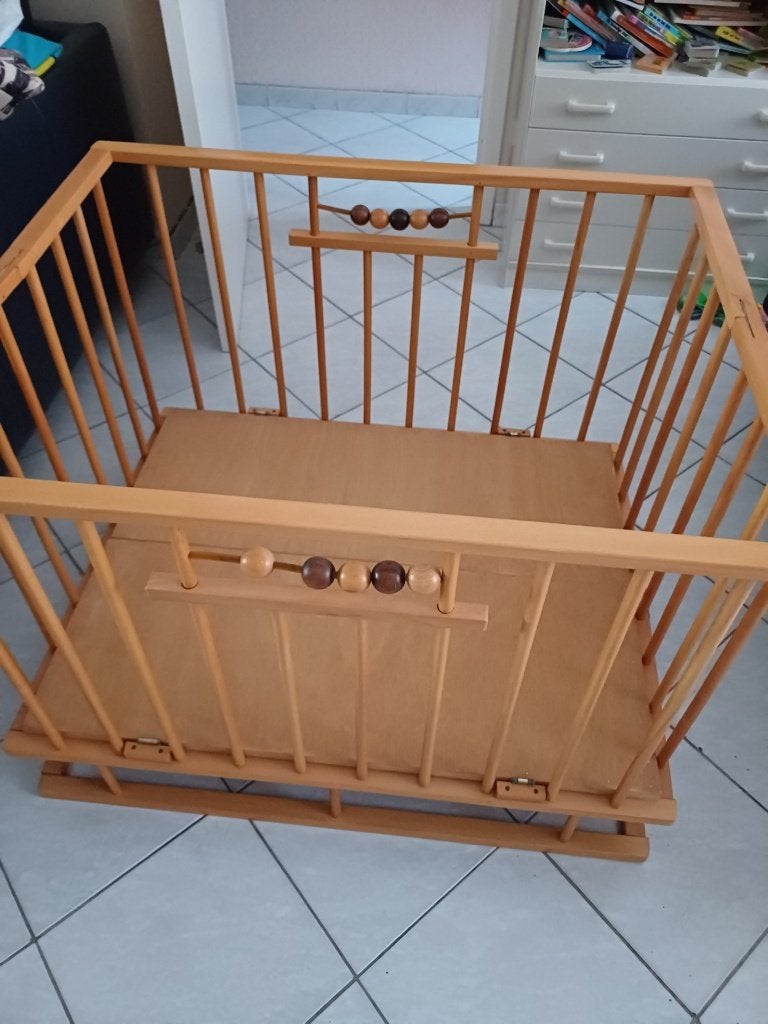 le parc pour bébés peut être plié, Enlèvement ou Envoi, Utilisé, Carré, Tapis de parc
