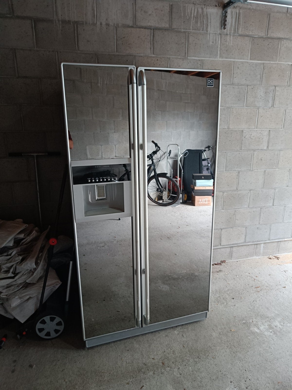 Daewoo frigo en diepvries, Ophalen, 60 cm of meer, Met aparte vriezer, 160 cm of meer