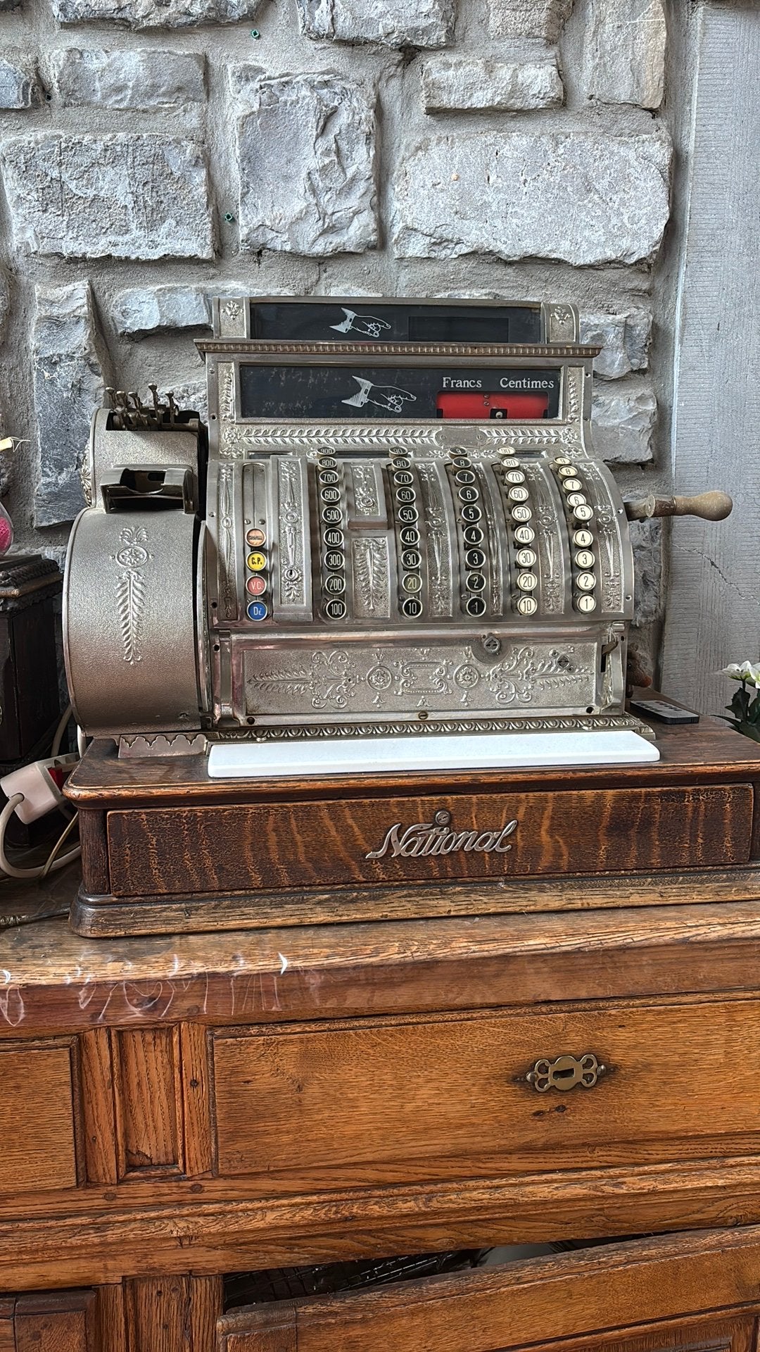 Ancienne caisse, Enlèvement