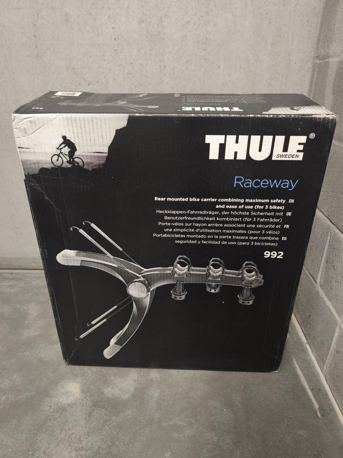 Porte vélo Thule Raceway 992 (3 vélos), Enlèvement