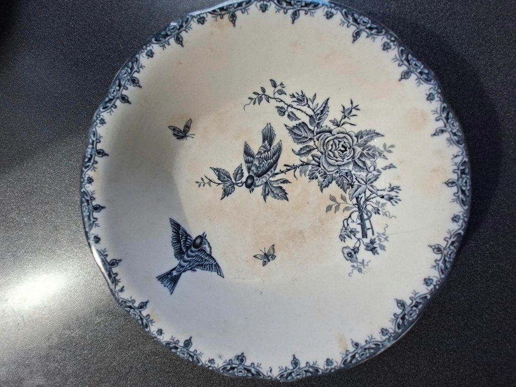Authentiek antiek diep bord/serveerkom van Boch Frères, Antiek en Kunst, Ophalen
