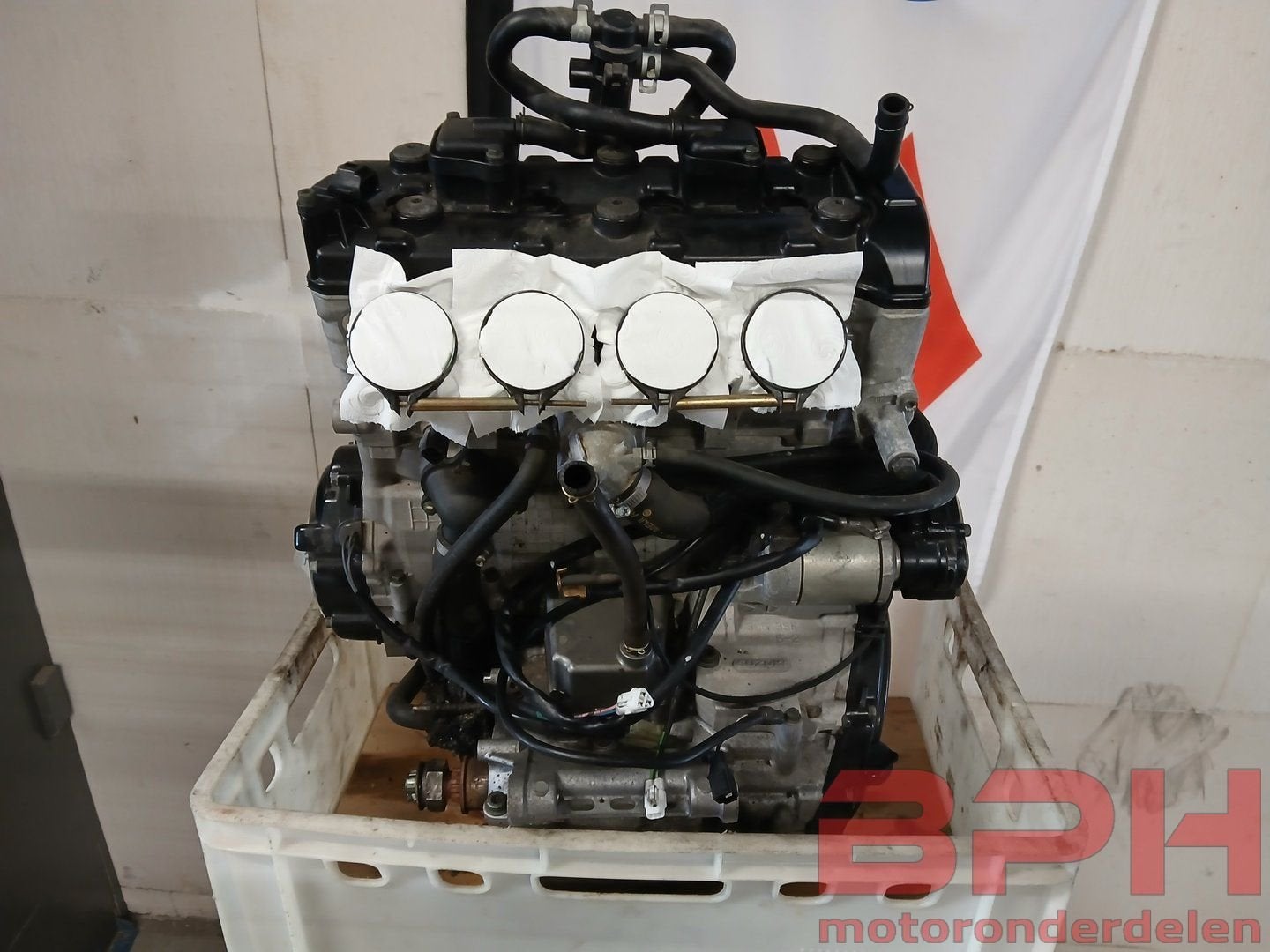 Motorblok Suzuki GSX-R 750 K4 - K5 2004 t/m 2005 engine GSXR, Ophalen, Gebruikt, -, -