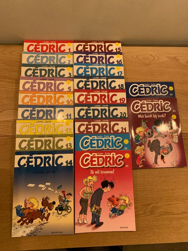 LOT 20 STRIPS "CEDRIC", Boeken, Meerdere stripboeken, Ophalen of Verzenden, Zo goed als nieuw, Laudec en Cauvin