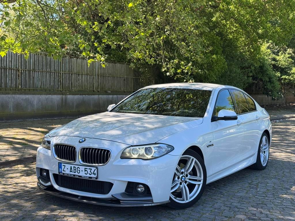 Bmw 520d Pack-M, Auto's, Automaat, 4 deurs, Euro 6, Wit