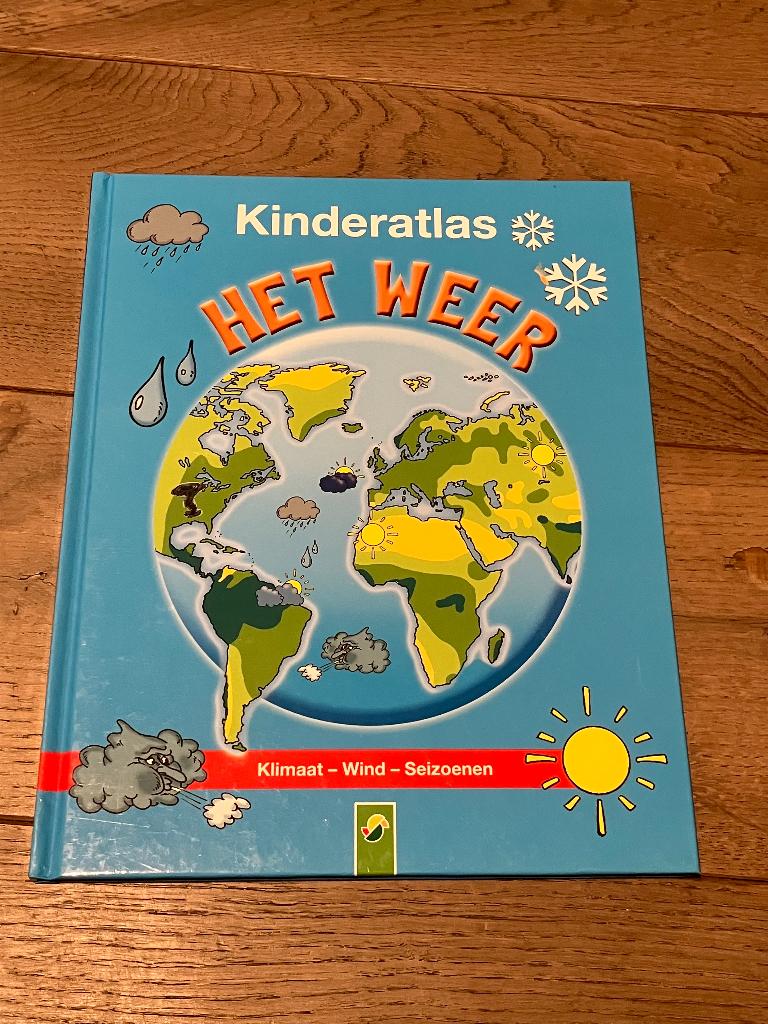 Kinderatlas - Het weer, Boeken, Ophalen of Verzenden, Gelezen, Non-fictie