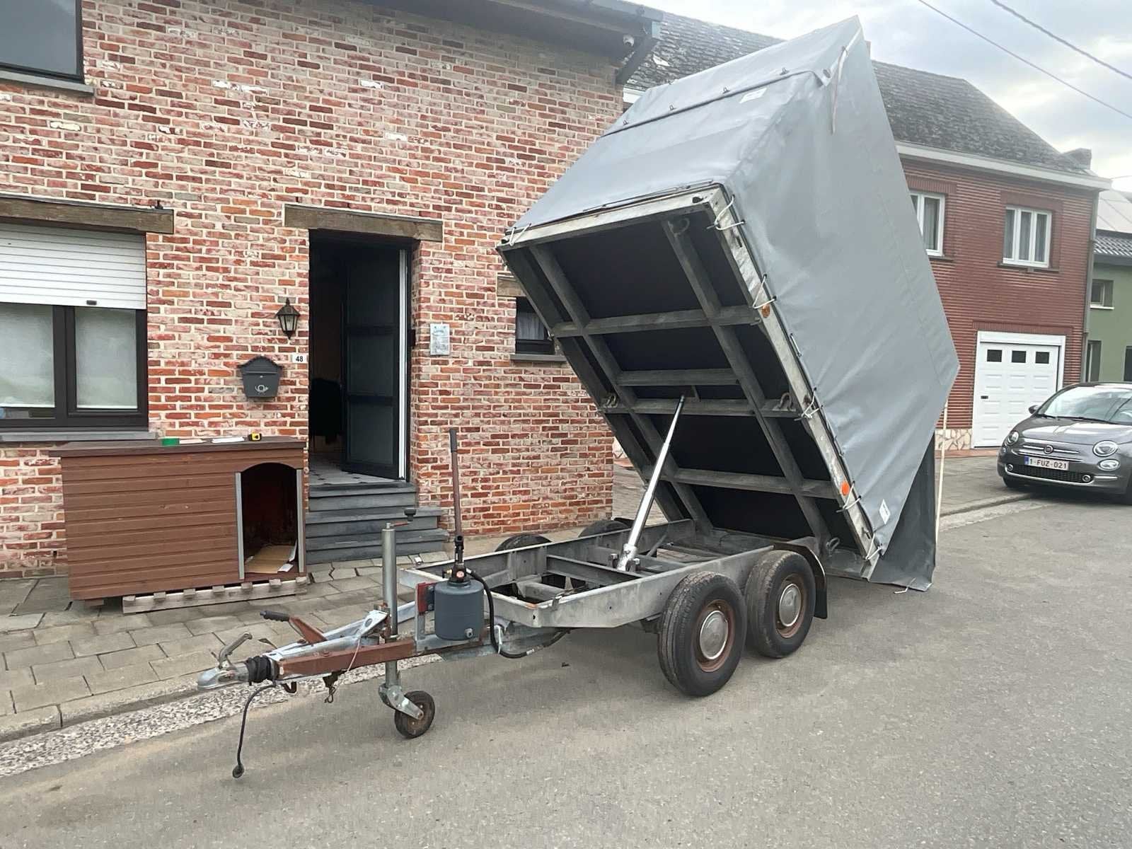 1989 Happert D2000 handmatige kipper, Gebruikt