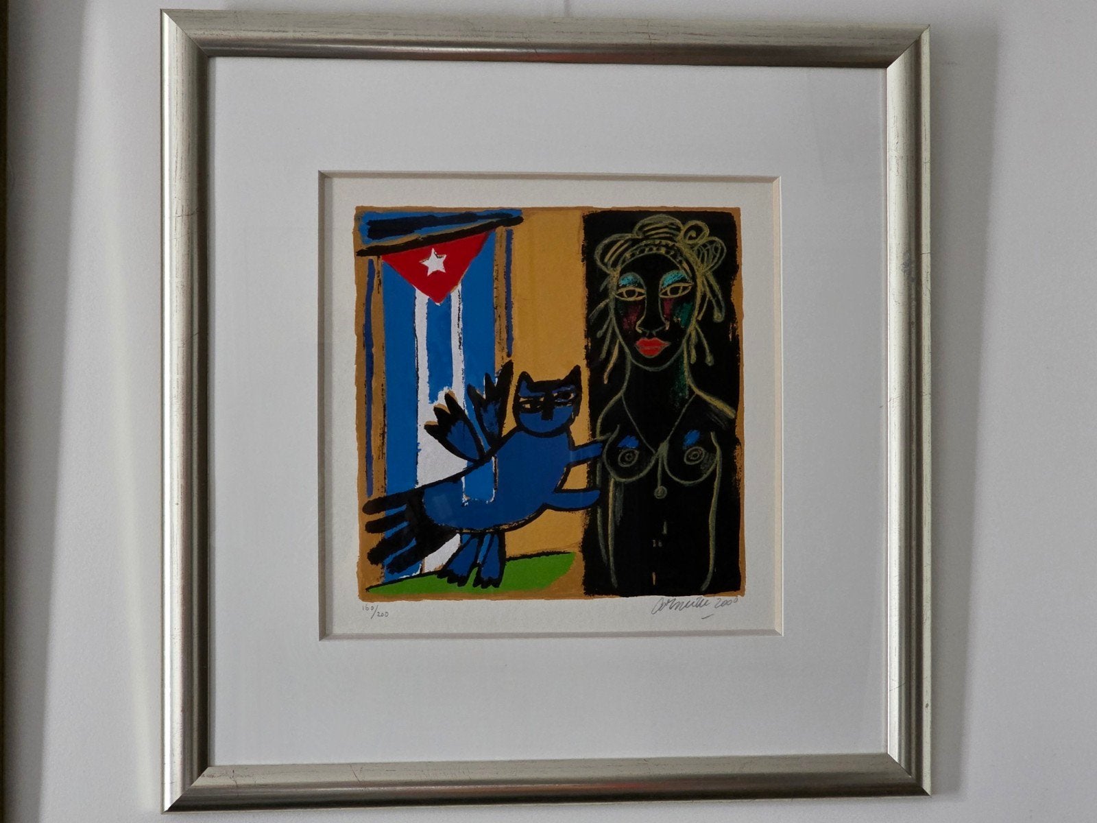 Corneille - Mémoire de Cuba - Gesigneerd - 2000, Antiek en Kunst, Kunst | Litho's en Zeefdrukken, Zeefdruk, Genummerd, Gesigneerd