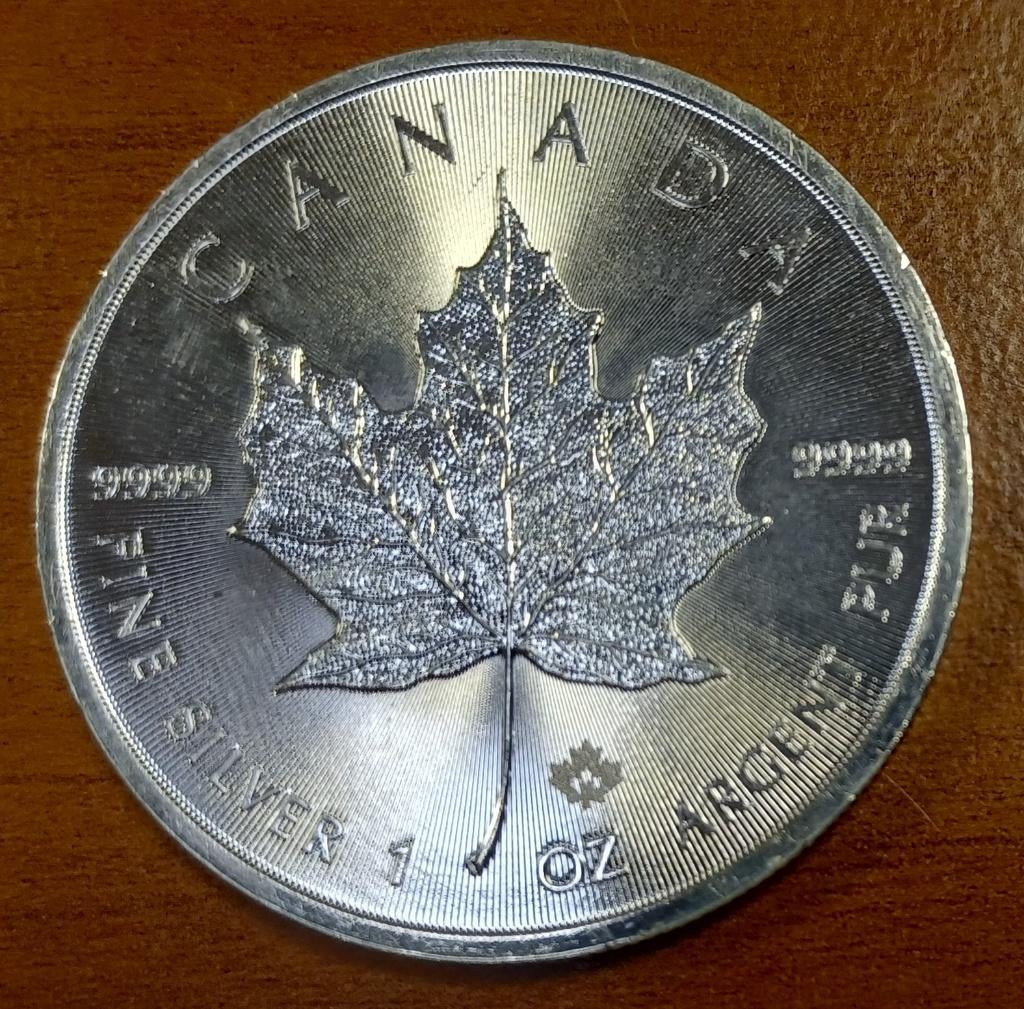 1 OZ MAPLE LEAF  Canada 9999 silver, Enlèvement ou Envoi, Argent