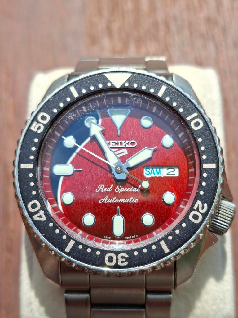 Seiko Brian May 1e editie horloge, Verzenden, Staal, Staal, Seiko