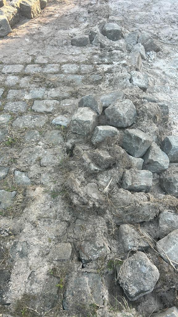 Kasseien, Tuin en Terras, Grind, Keien en Split, Ophalen, Gebruikt