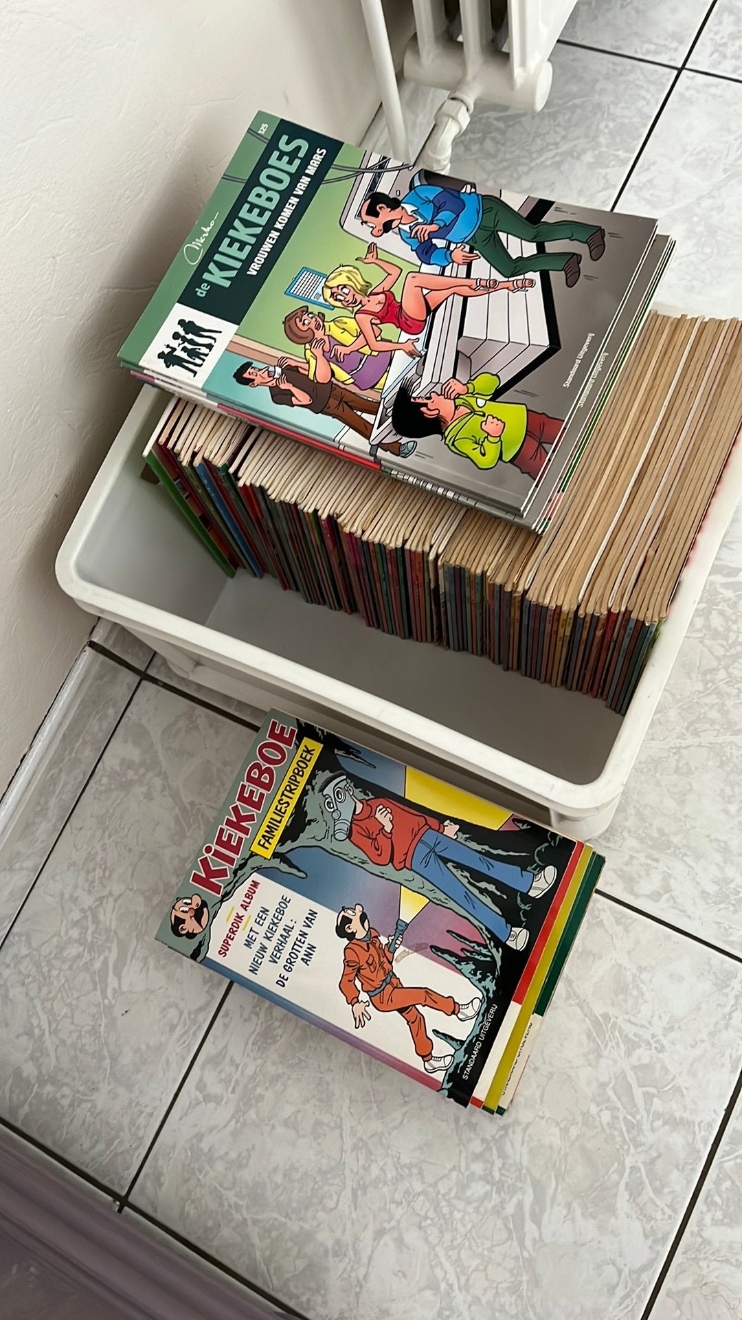 Kiekeboe strips, Ophalen, Gelezen