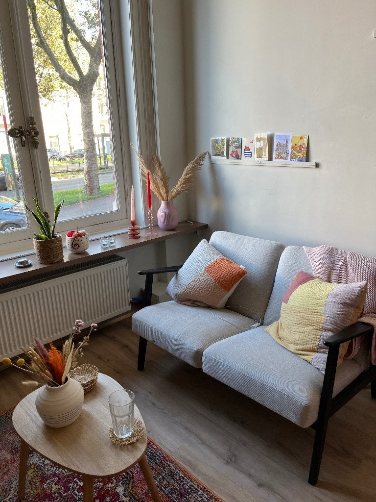 IKEA 2-Zits bankje grijs   Ekenaset, 75 à 100 cm, 150 à 200 cm, Enlèvement, Utilisé