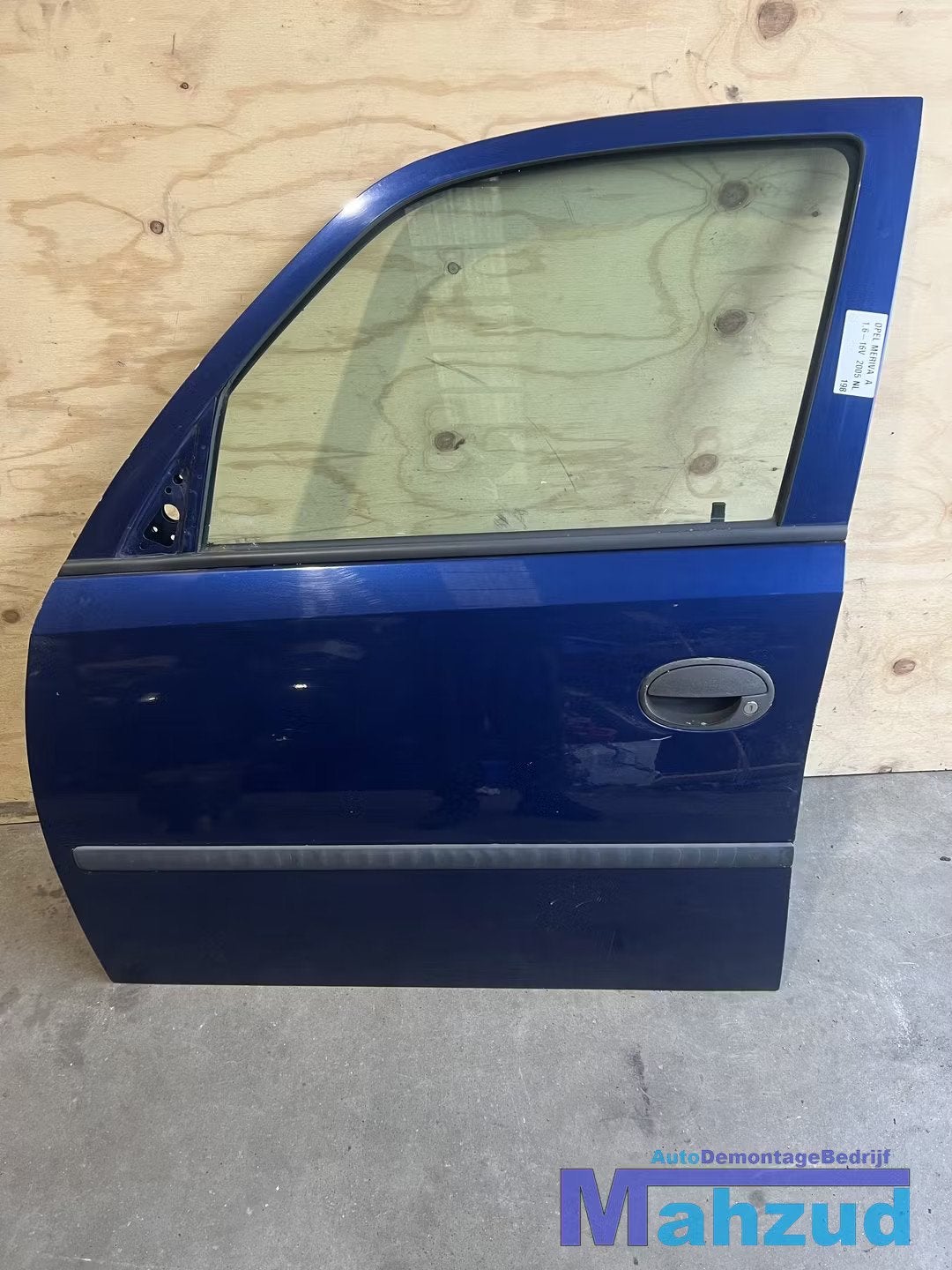 OPEL MERIVA A Z21B Blauw Links voor deur portier 2003-2010, Auto-onderdelen, Gebruikt, Deur, Opel Automobile GmbH, Kontakt@opel-infoservice.de