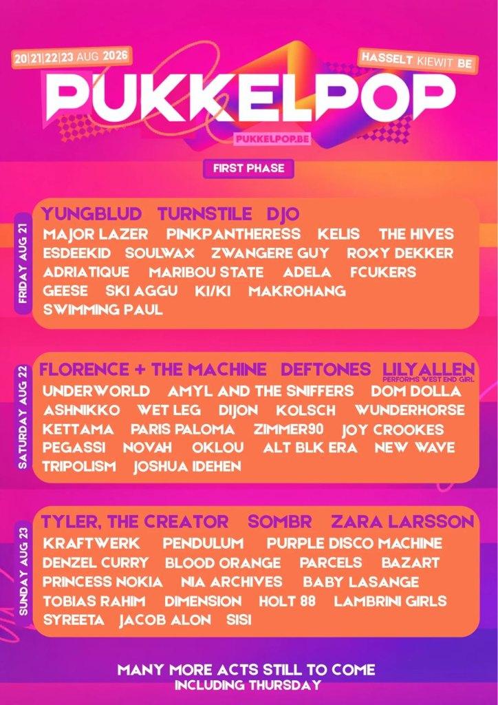 3 Combitickets Pukkelpop à vendre, Tickets en Kaartjes, Evenementen en Festivals, Drie personen of meer, Meerdaags