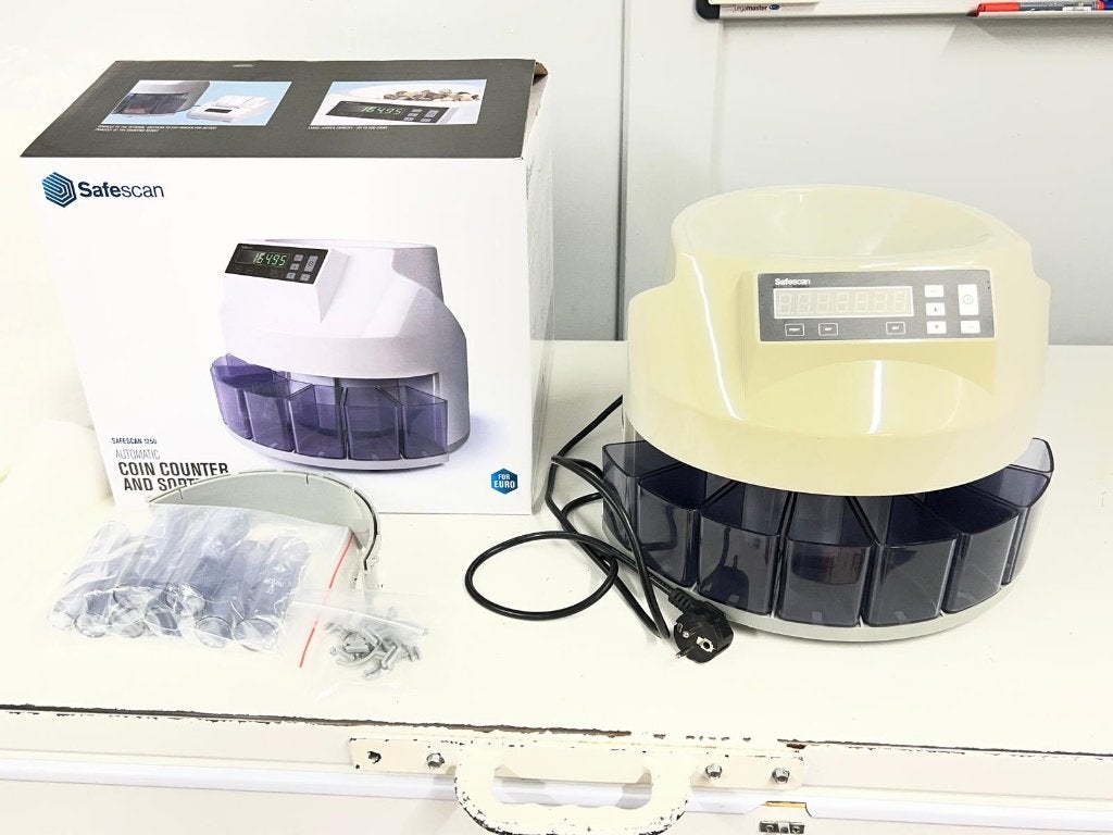 muntenteller Safescan 1250, Ophalen