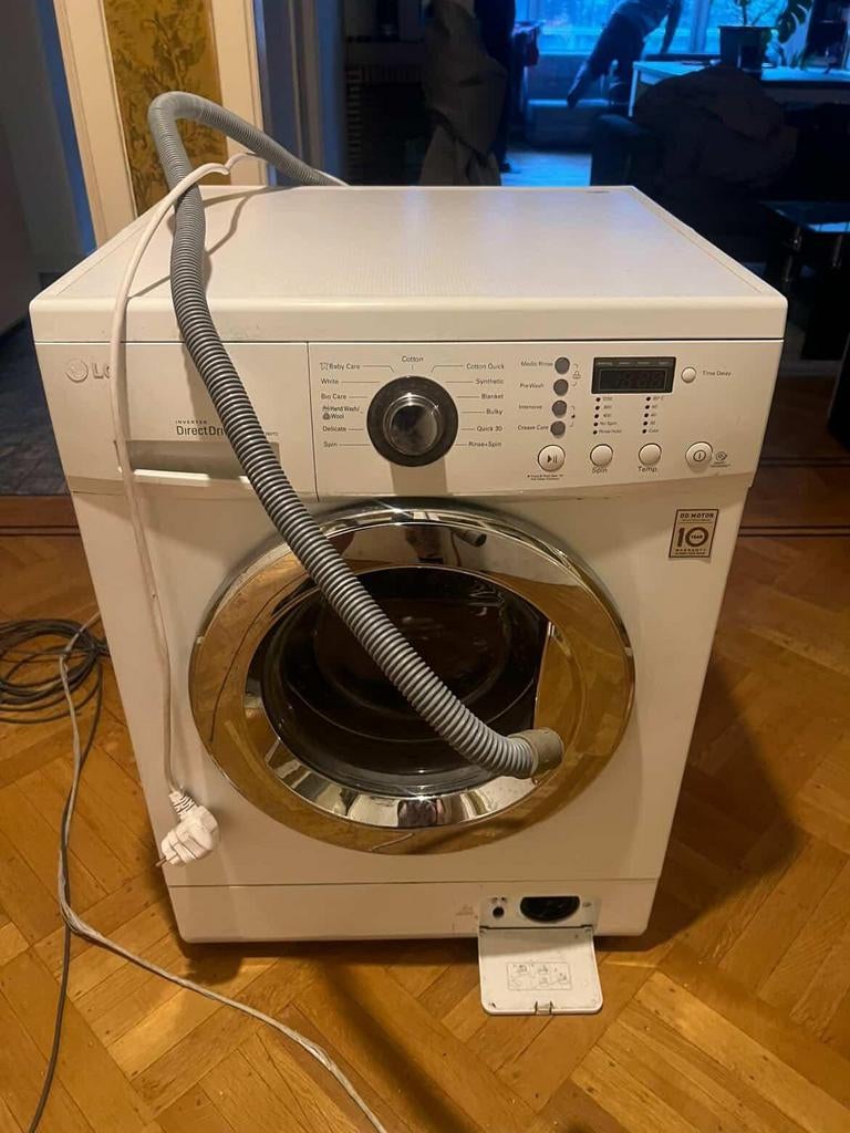 Machine à laver LG DirectDrive 8kg à récupérer, Electroménager, 1200 à 1600 tours, Chargeur frontal, Enlèvement, Utilisé