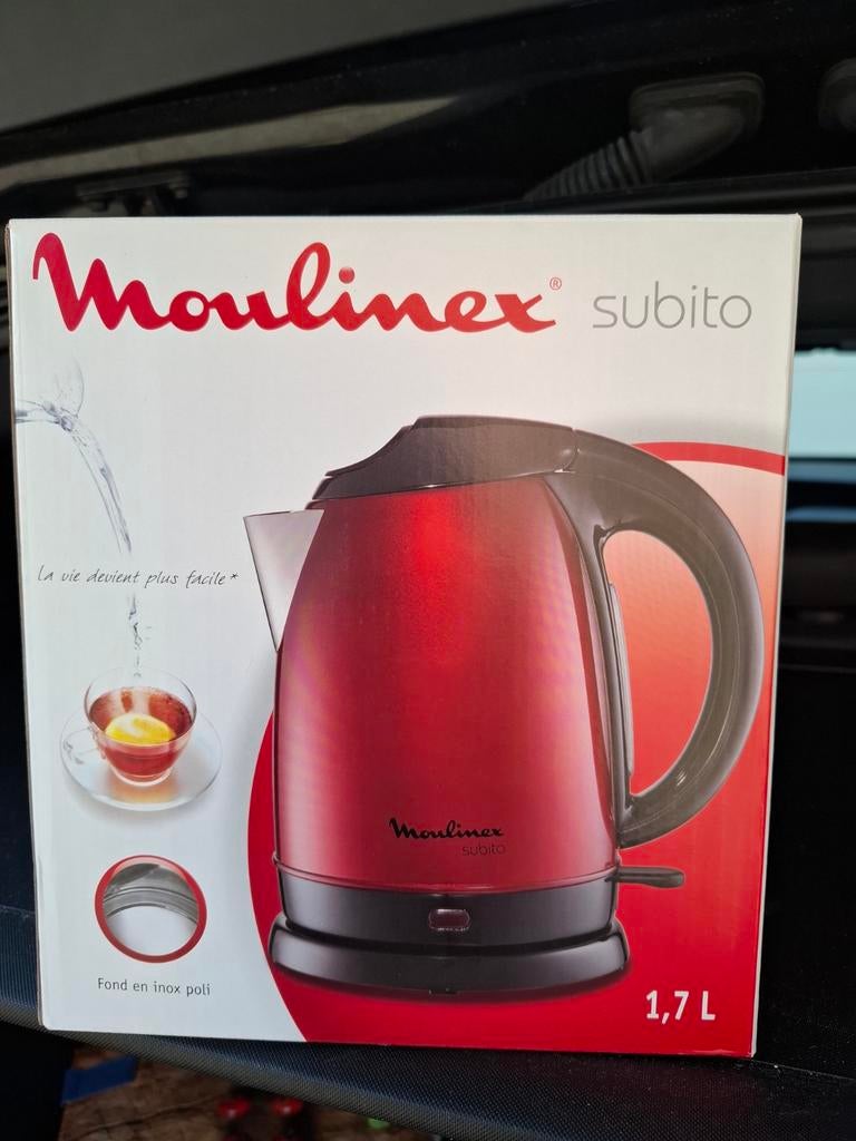 Bouloir Moulinex Subito rouge, Electroménager, Bouilloires, Enlèvement, Sans fil