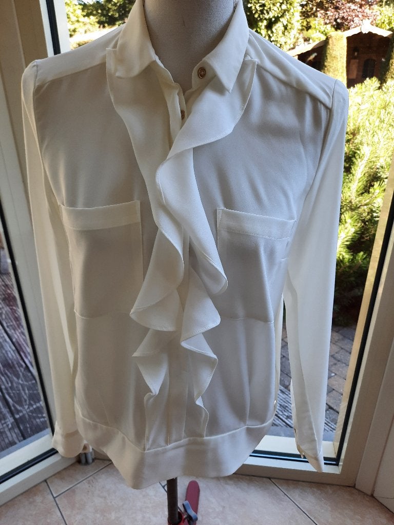 Charmante blouse RIVER WOODS - 36, Verzenden, River Woods, Beige, Zo goed als nieuw