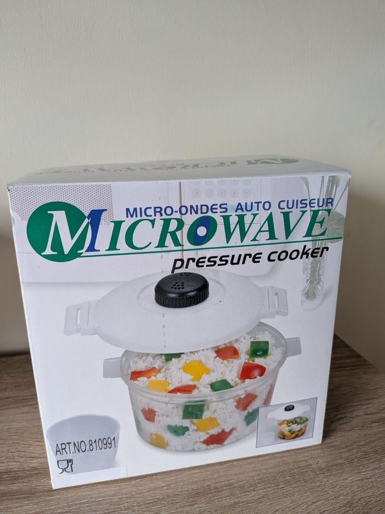Snelkookpan voor in de microgolfoven (Nieuw!), Enlèvement ou Envoi
