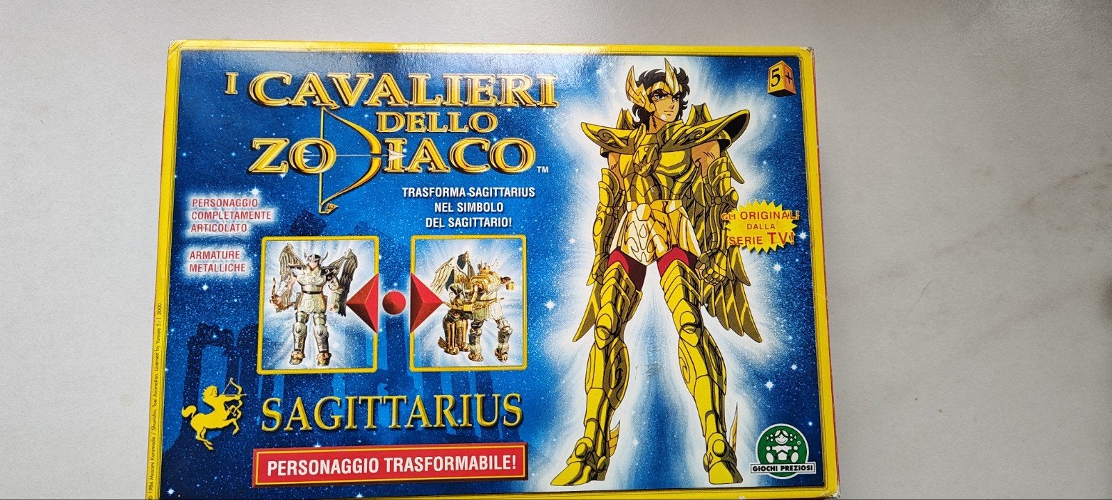 chevalier du zodiac
heruitgave jaar 2000 van giochi preziosi, Ophalen of Verzenden, Gebruikt