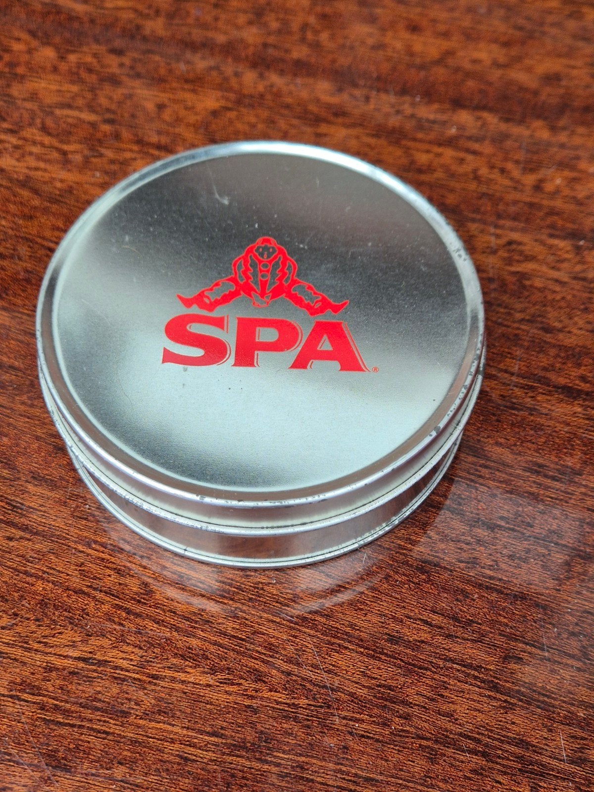 Sous-verres Spa, Collections, Boîte en métal, Enlèvement ou Envoi