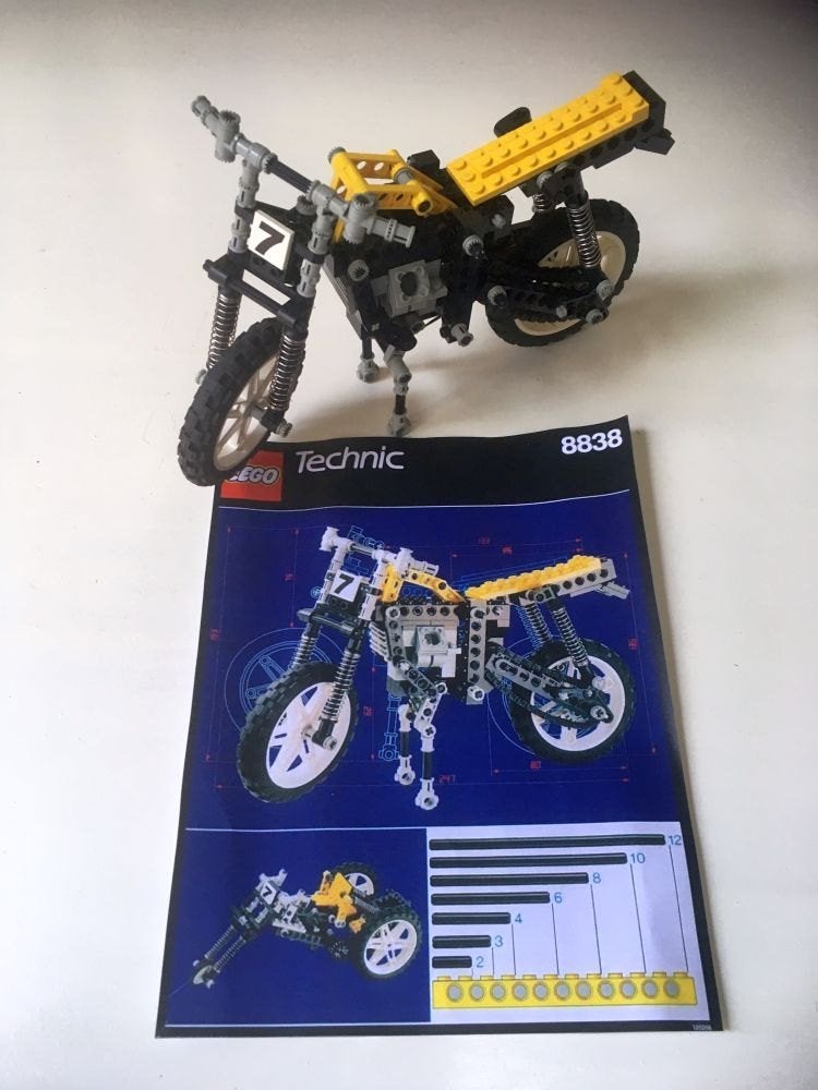 Lego Technic - Shock Cycle - 8838, Kinderen en Baby's, Gebruikt, Lego, Ophalen of Verzenden, Complete set