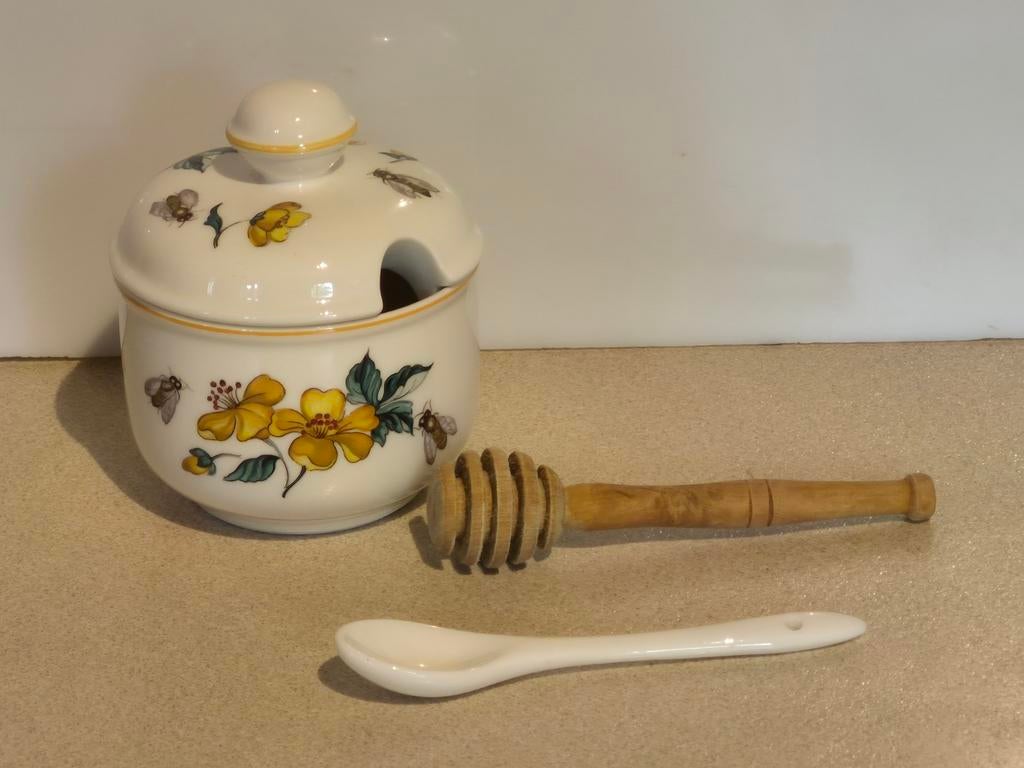Villeroy & Boch vintage honingpot suikerpot confituurpot, Antiek en Kunst, Antiek | Porselein, Ophalen of Verzenden