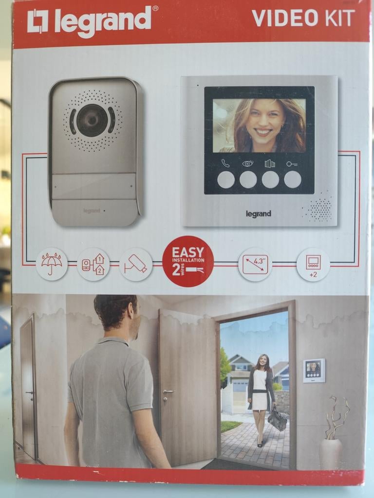 Legrand video kit, Ophalen, Ingebouwde camera, Nieuw, Bedraad
