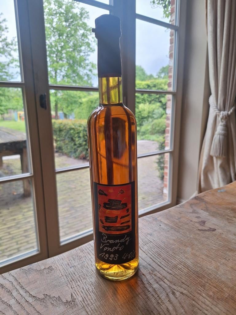 Vintage Brandy Veneto 1993 - Art Label Josef Jakobus - 40%, Ophalen