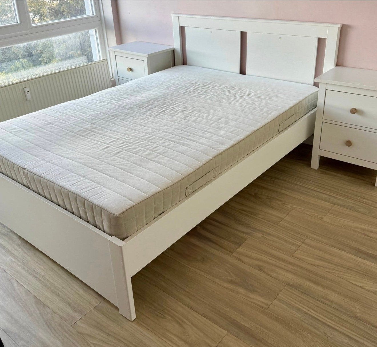 Lit double complet – Sommier + Matelas, Enlèvement