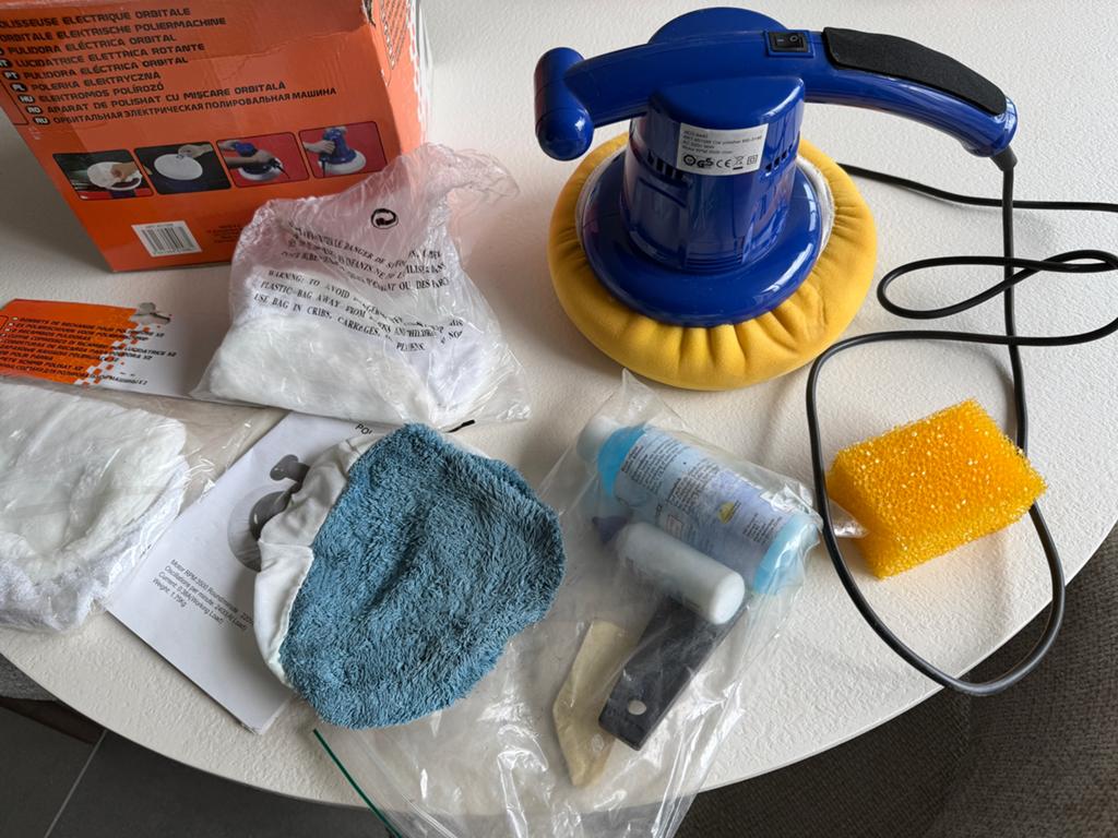 Orbitale elektrische poliermachine, Auto diversen, Autogereedschap, Ophalen, Zo goed als nieuw