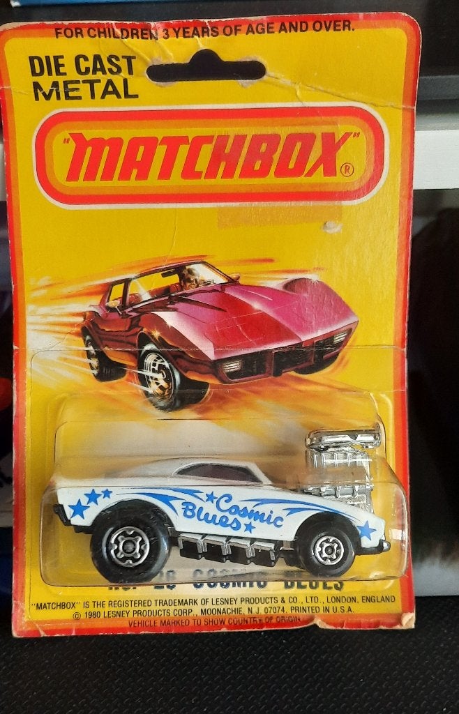 Matchbox 26g Cosmic Blues, Ophalen of Verzenden, Zo goed als nieuw, Auto