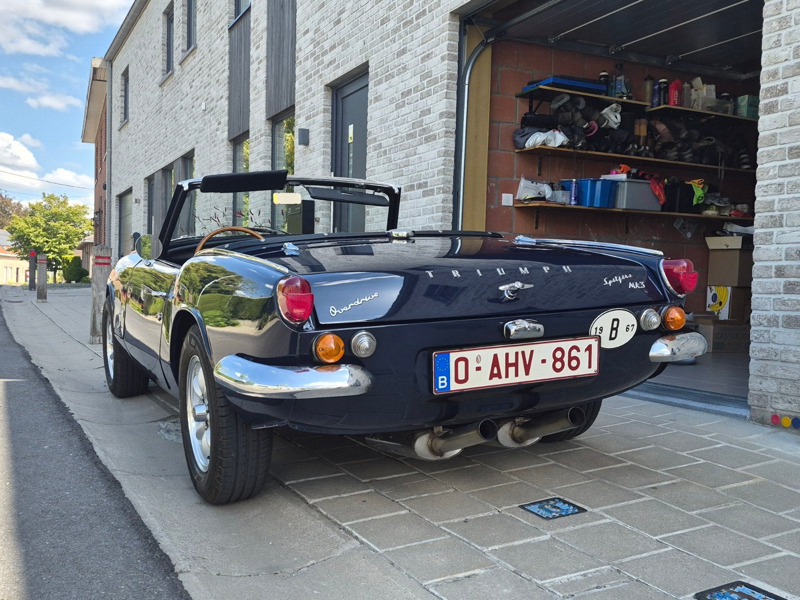 Prachtige Spitfire MK3 Overdrive bouwjaar 1967, Auto's, Particulier, 56 kW, Onderhoudsboekje, Te koop
