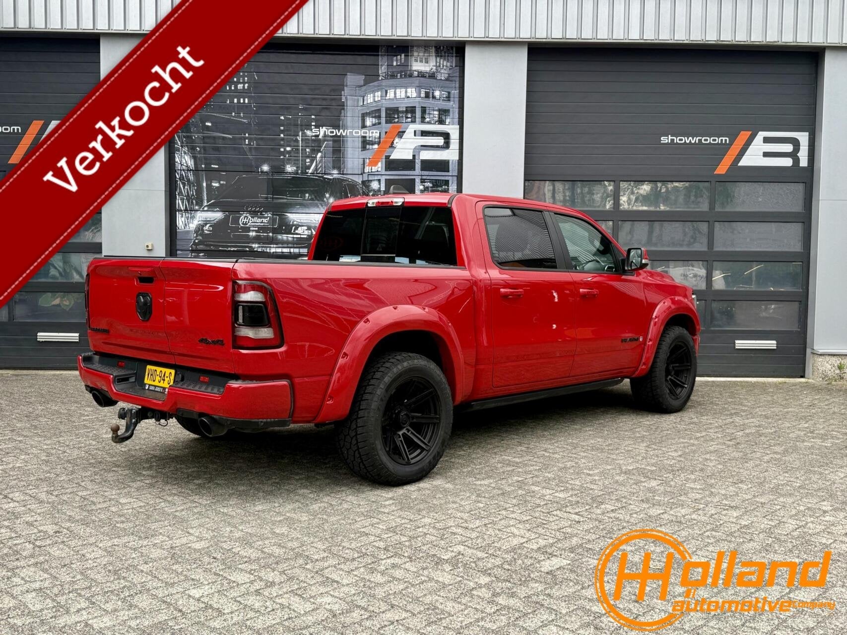 Dodge Ram 1500 4X4 5.7 V8 4x4 Crew Cab|laramie wide body!, Auto's, Dodge, Automaat, 4 deurs, Gebruikt, Leder