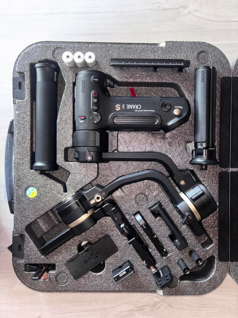 Gimbal stabilisator Zhiyun Crane 3s, Ophalen, Zo goed als nieuw
