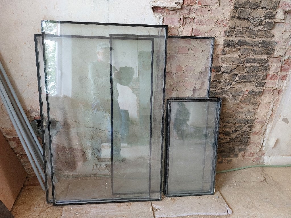 Dubbel glas, Doe-het-zelf en Bouw, Glas en Ramen, Ophalen, Zo goed als nieuw, Glasplaat, Dubbelglas