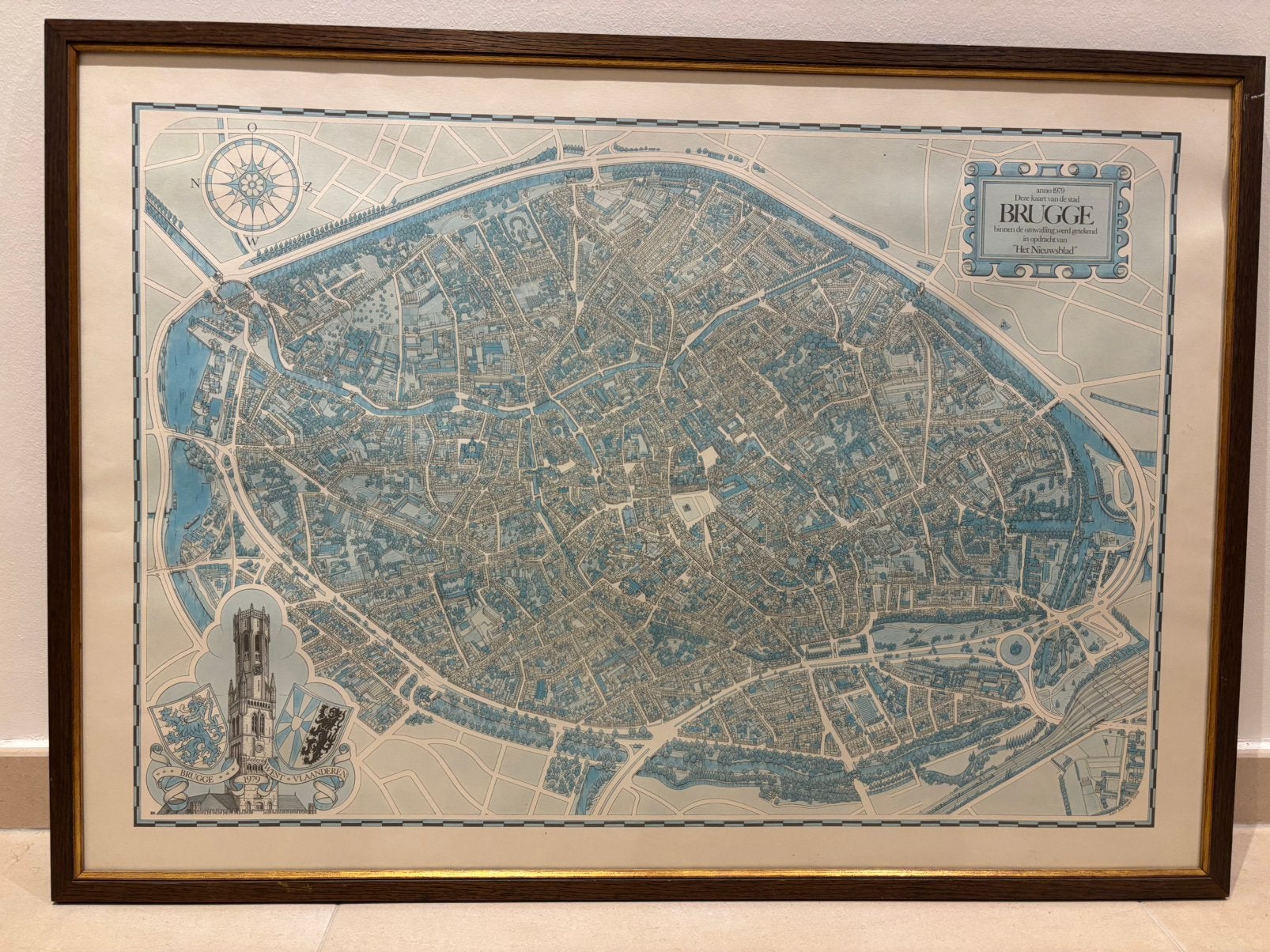 Kaart Brugge anno 1979, Antiquités & Art, Enlèvement