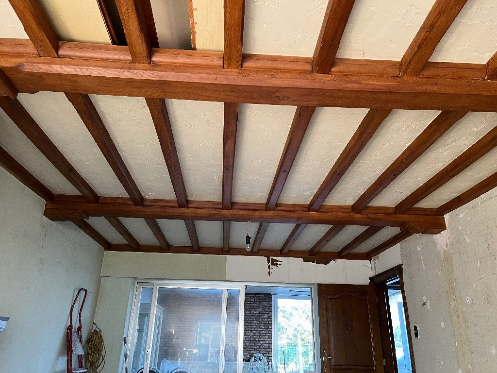 poutres en chêne complet, Jardin & Terrasse, Enlèvement ou Envoi, Comme neuf, 180 à 250 cm, Poutres