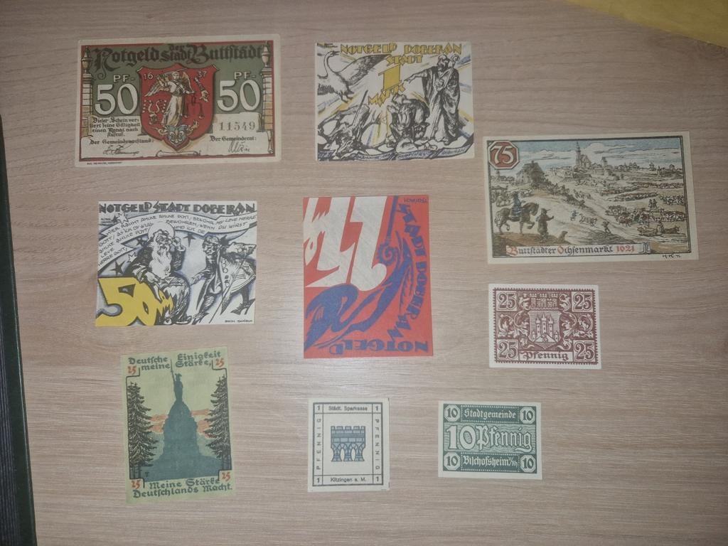 Lot noodgeld duitsland 11, Ophalen of Verzenden, Duitsland