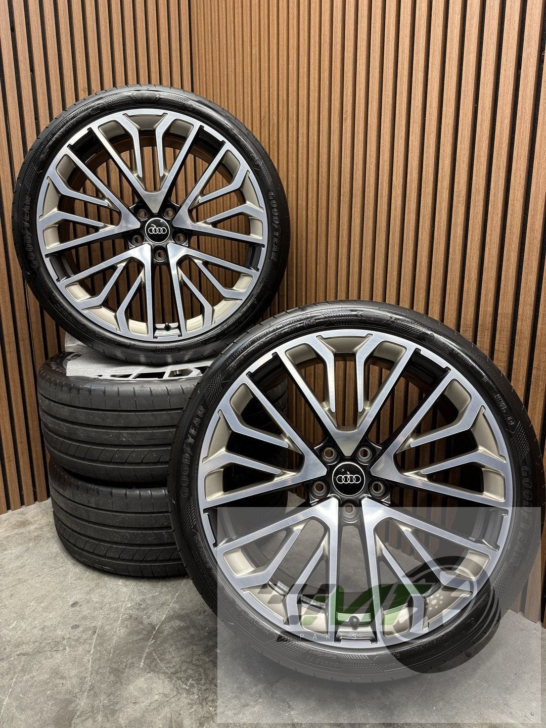 20" Audi S5 A5 Avant B10 8E3601025Q MULTI SPK GOLD BTW OEM, Auto-onderdelen, Banden en Velgen, Gebruikt, Velg(en), -, -