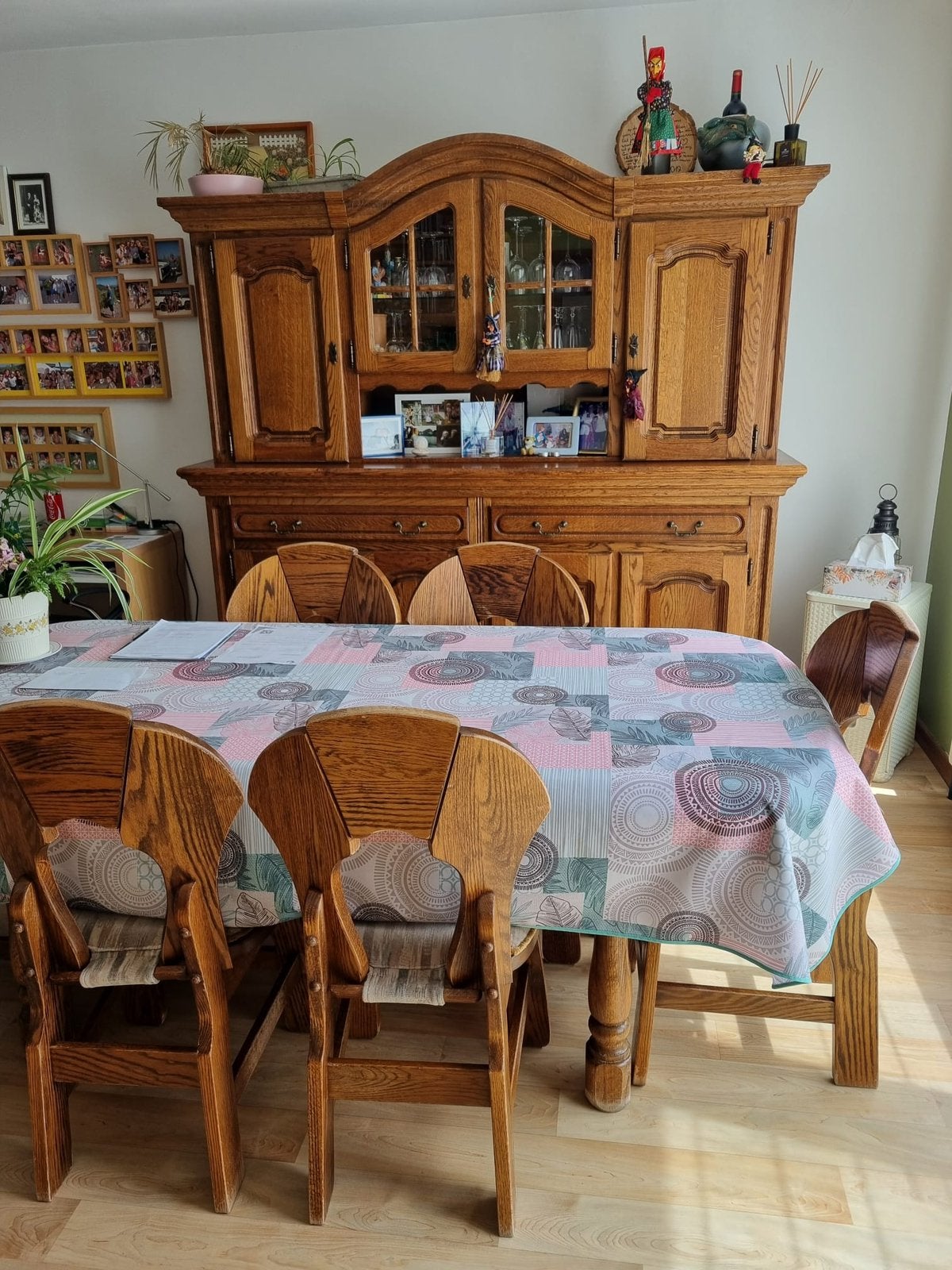 Salle a manger complete, Enlèvement, Utilisé, 4 à 6 chaises
